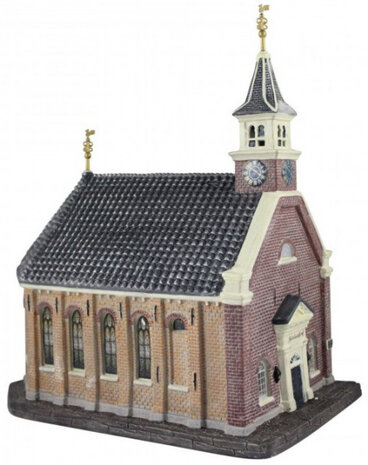 Nicolaaskerk Stavoren&nbsp;led 26 cm porselein bruin