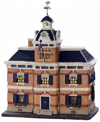 &#039;t Havenmantsje led 23 cm porselein bruin