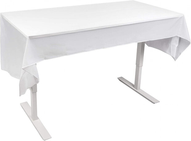 tafelkleed wegwerp 275 x 135 cm wit 6 stuks