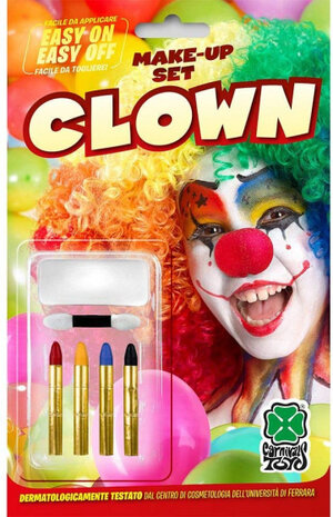 make-upset Clown wax wit 6-delig