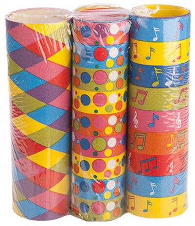 serpentines 4 meter papier 3 stuks