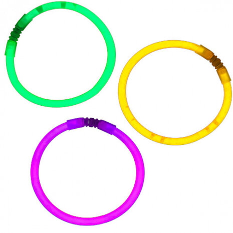 lichtsarmbandjes 8 stuks one-size