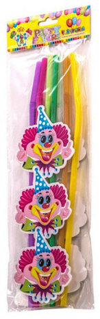 rietjes Happy Birthday junior papier 6 stuks