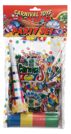 feestset junior papier wit 3-delig
