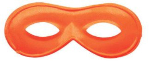 verkleedmasker fluorescerend junior oranje one-size