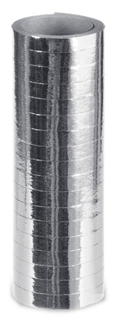 serpentine Metallic 7 mm papier zilver 3 stuks