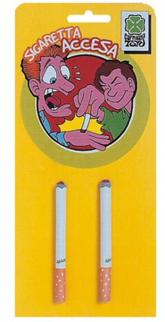 fopsigaretten wit/bruin 2 stuks