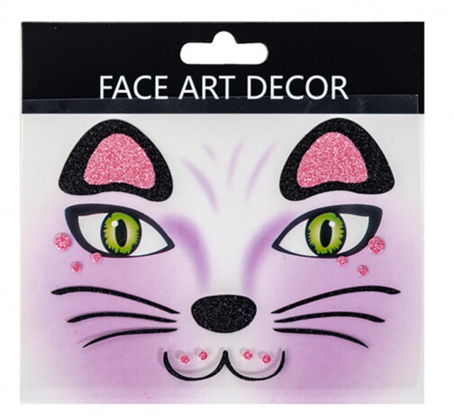 neptattoo Cat junior roze/zwart