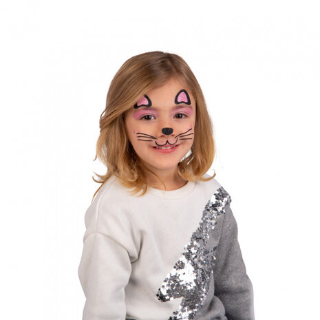 neptattoo Cat junior roze/zwart