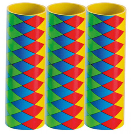 serpentines vierhoek 4 meter papier 3 stuks
