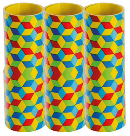 serpentines kubus 4 meter papier 3 stuks