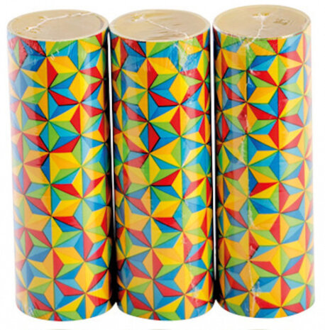 serpentines ster 4 meter papier 3 stuks