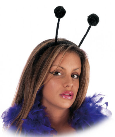 haarband insect polyester zwart one-size