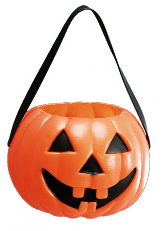 pompoenmand 14 cm oranje
