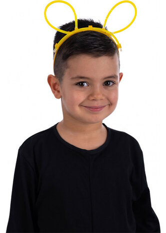 haarband Mouse fluorescerend junior geel one-size
