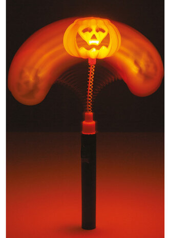 pompoenlamp junior 10 cm oranje/zwart