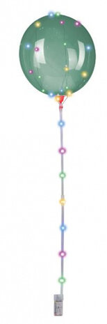 ballon led 45 cm latex groen