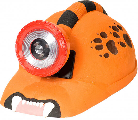 helm Tiger 27 x 17 x 11 cm oranje/zwart one-size