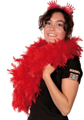 diadeem meisjes pluche rood one-size