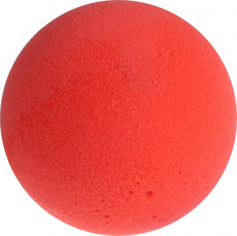 clownsneus 7 cm schuim rood