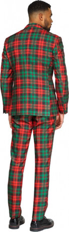 verkleedpak Trendy Tartan heren polyester groen mt 62