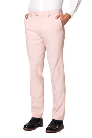 verkleedpak Lush Blush heren polyester lichtroze maat 60