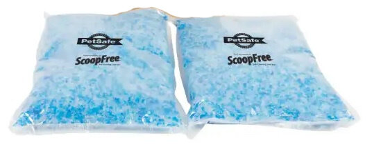 kattenbakvulling Premium silicaat blauw 2 stuks
