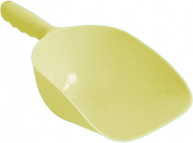 voerschep 30 x 10 cm geel
