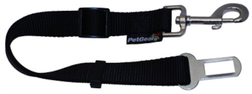 hondenautogordel Petgear verstelbaar nylon zwart