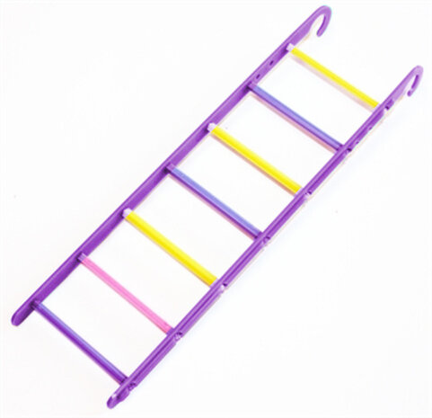 vogelspeelgoed klimladder 22 x 6 x 2 cm paars