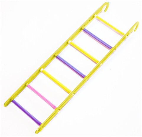 vogelspeelgoed klimladder 22 x 6 x 2 cm geel
