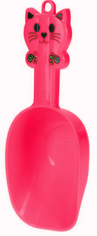voerschep Kat 236 ml 23 x 5 cm polypropyleen rood