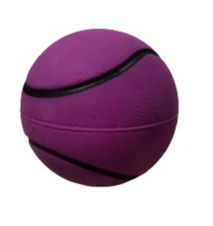 waterspeelgoed Bal 4,5 cm schuimrubber paars