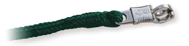 leidkoord met paniekhaak 200 cm nylon groen