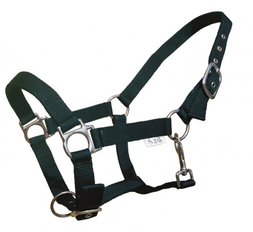 halster Standard Haflinger verstelbaar nylon donkergroen
