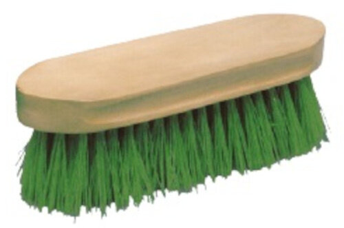manenborstel 18 x 6,5 cm hout groen/naturel