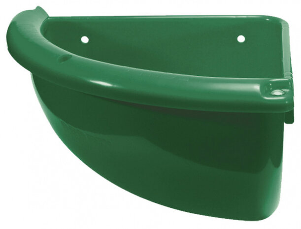hoekvoederbak 24 liter 63 x 35 cm polypropyleen groen