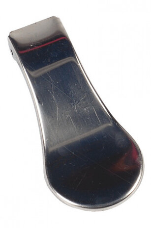 druktong voor drinkbak 16,5 x 7,5 cm RVS grijs