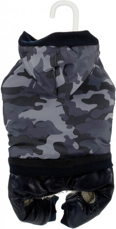 hondenkostuum polyester blauw/zwart mt M