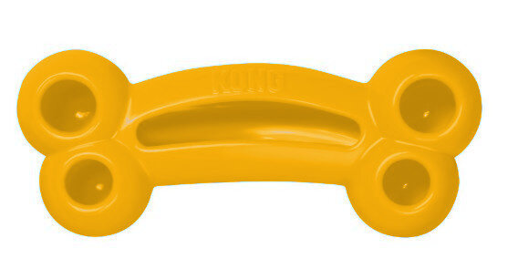 hondenspeelgoed Quest Bone 17,5 cm elastomeer oranje