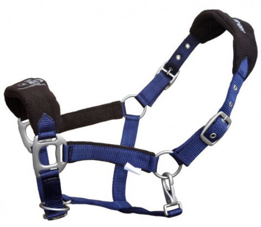 halster Pony fleece/nylon blauw