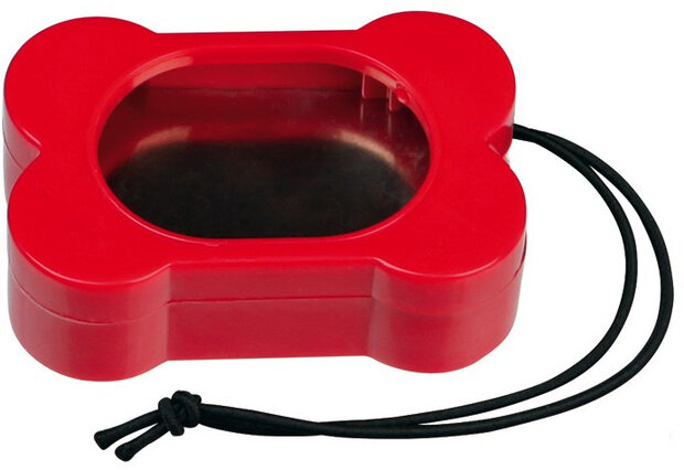 trainingsclicker huisdier 6 x 4,5 cm rood 2-delig