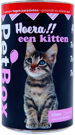 teken- en vlooienbestrijding Petbox 8 - 20 weken 6-delig