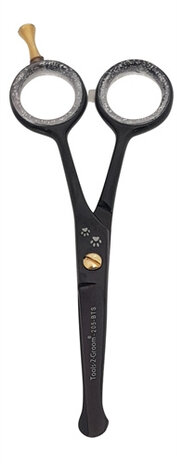 trimschaar poten Edge 12,5 cm RVS/rubber zwart