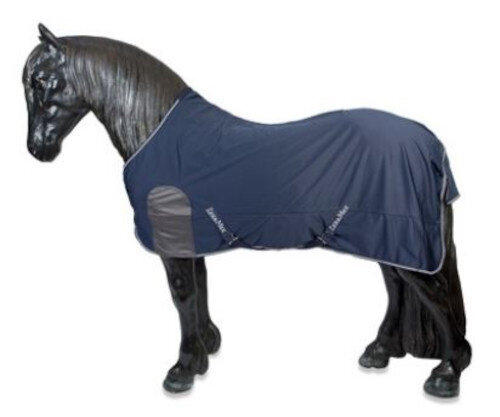 paardendeken Dancer polyester donkerblauw maat 215
