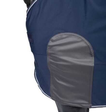 paardendeken Dancer polyester donkerblauw maat 215