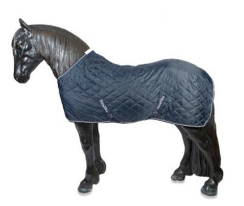 paardendeken Royal polyester donkerblauw maat 205