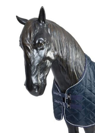 paardendeken Royal polyester donkerblauw maat 205
