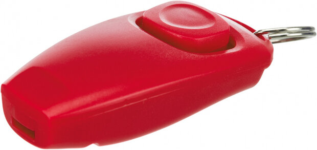 clickertraining Dog Activity met hondenfluit 8 cm rood