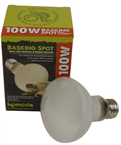 warmtelamp ES E27 infrarood 100 watt glas wit